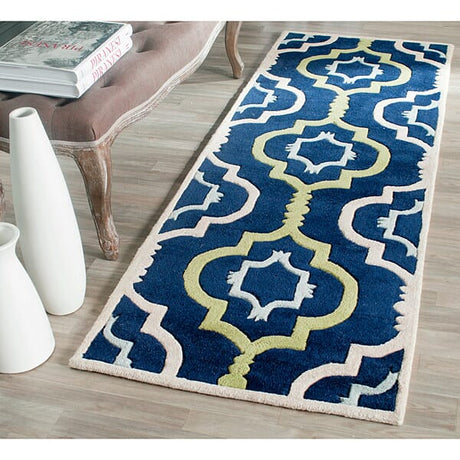 Safavieh Chatham Cht747C Dark Blue / Multi Rugs - Safavieh - cht747c - 3sq