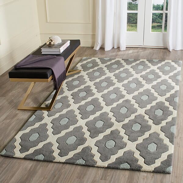 Safavieh Chatham Cht748D Dark Grey / Ivory Rugs - Safavieh - cht748d - 2