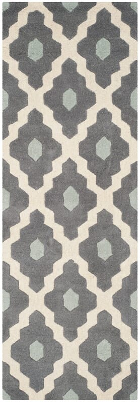 Safavieh Chatham Cht748D Dark Grey / Ivory Rugs - Safavieh - cht748d - 27