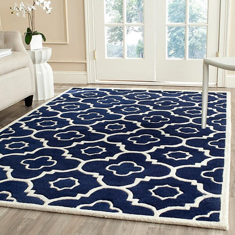 Safavieh Chatham Cht750C Dark Blue / Ivory Rugs - Safavieh - cht750c - 2