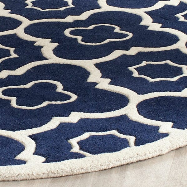 Safavieh Chatham Cht750C Dark Blue / Ivory Rugs - Safavieh - cht750c - 2