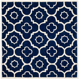 Safavieh Chatham Cht750C Dark Blue / Ivory Rugs - Safavieh - cht750c - 3sq
