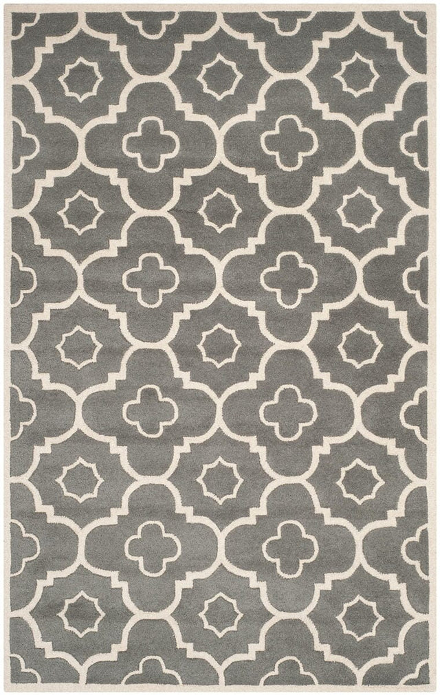 Safavieh Chatham Cht750D Dark Grey / Ivory Rugs - Safavieh - cht750d - 2