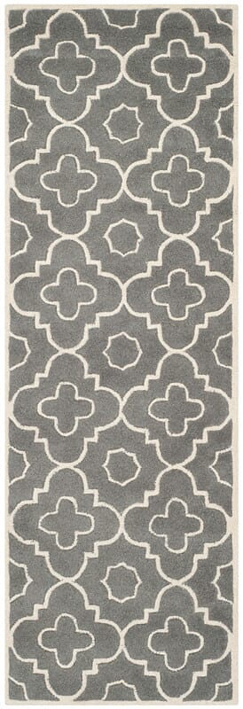 Safavieh Chatham Cht750D Dark Grey / Ivory Rugs - Safavieh - cht750d - 25