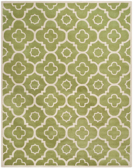 Safavieh Chatham Cht750N Green / Ivory Rugs - Safavieh - cht750n - 5r