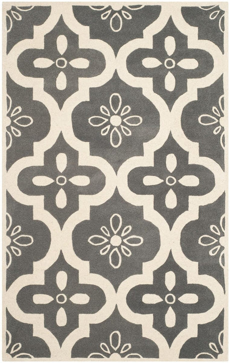 Safavieh Chatham Cht751D Dark Grey / Ivory Rugs - Safavieh - cht751d - 2