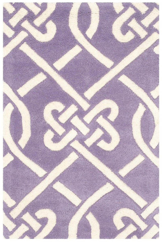 Safavieh Chatham Cht754F Purple / Ivory Rugs - Safavieh - cht754f - 5r