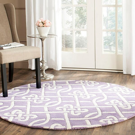 Safavieh Chatham Cht754F Purple / Ivory Rugs - Safavieh - cht754f - 5sq