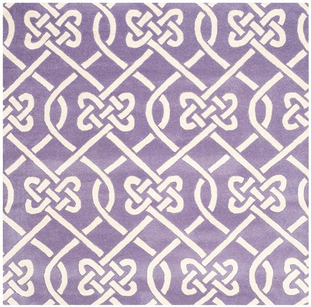 Safavieh Chatham Cht754F Purple / Ivory Rugs - Safavieh - cht754f - 5sq