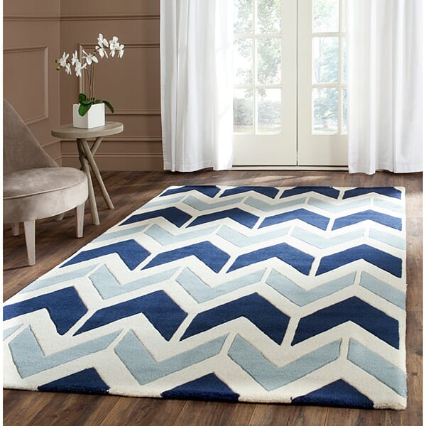 Safavieh Chatham Cht756N Dark Blue / Light Blue Rugs - Safavieh - cht756n - 2