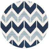 Safavieh Chatham Cht756N Dark Blue / Light Blue Rugs - Safavieh - cht756n - 5r