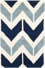 Safavieh Chatham Cht756N Dark Blue / Light Blue Rugs - Safavieh - cht756n - 5r