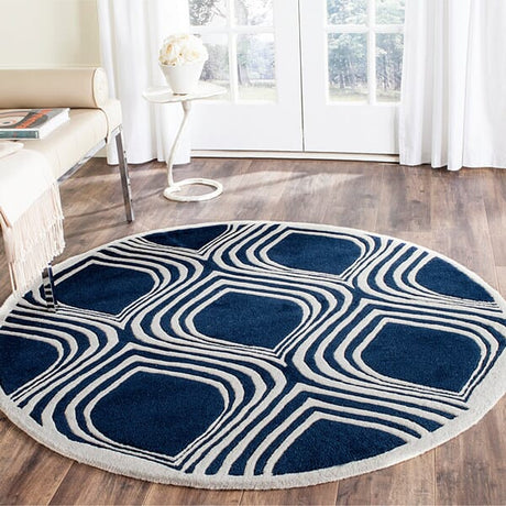 Safavieh Chatham Cht758C Dark Blue / Ivory Rugs - Safavieh - cht758c - 2