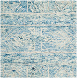 Safavieh Chatham Cht764B Blue / Ivory Rugs - Safavieh - cht764b - 5sq
