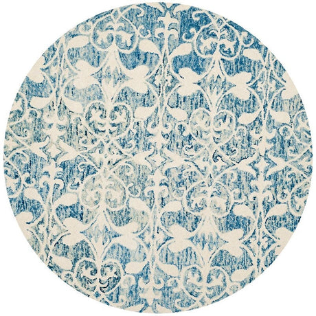 Safavieh Chatham Cht765C Dark Blue / Ivory Rugs - Safavieh - cht765c - 5r