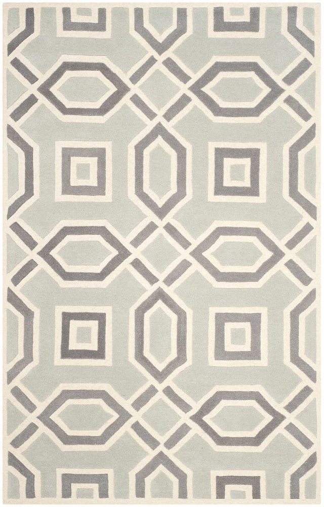 Safavieh Chatham Cht765E Light Grey / Ivory Rugs - Safavieh - cht765e - 5sq