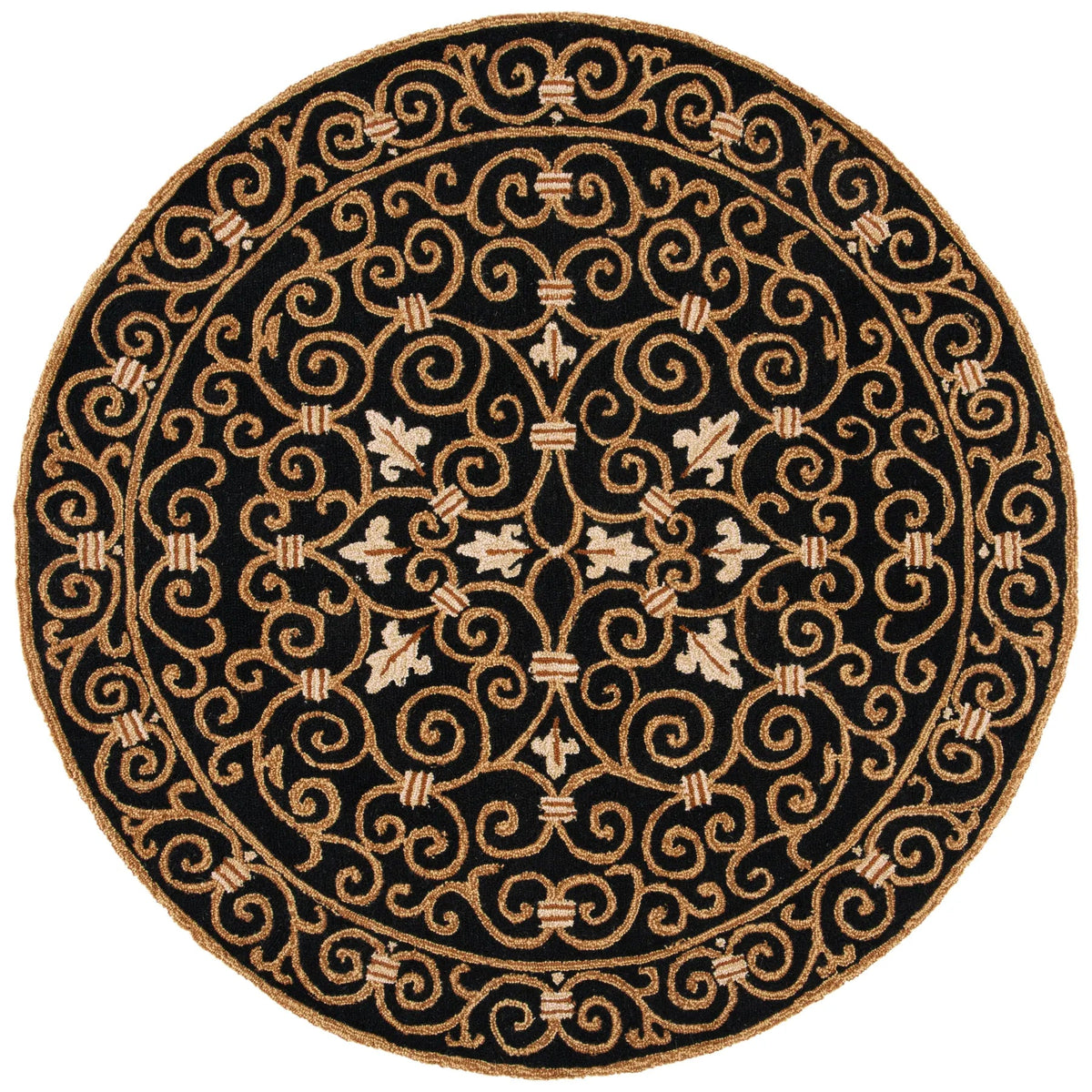 Safavieh Chelsea 5'-6" x 5'-6" Rug in Black