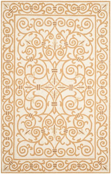 Safavieh Chelsea Hk11P Ivory / Gold Rugs - Safavieh - hk11p - 2