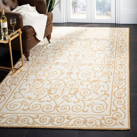 Safavieh Chelsea Hk11P Ivory / Gold Rugs - Safavieh - hk11p - 2