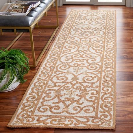 Safavieh Chelsea Hk11P Ivory / Gold Rugs - hk11p-3r