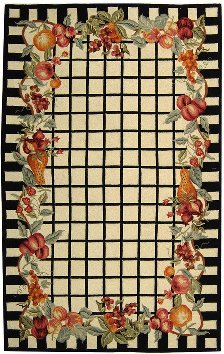 Safavieh Chelsea hk125a Ivory / Black Rugs - Safavieh - hk125a - 2