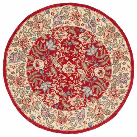 Safavieh Chelsea hk140c Red / Ivory Rugs - Safavieh - hk140c - 5r