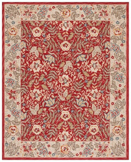 Safavieh Chelsea hk140c Red / Ivory Rugs - Safavieh - hk140c - 9