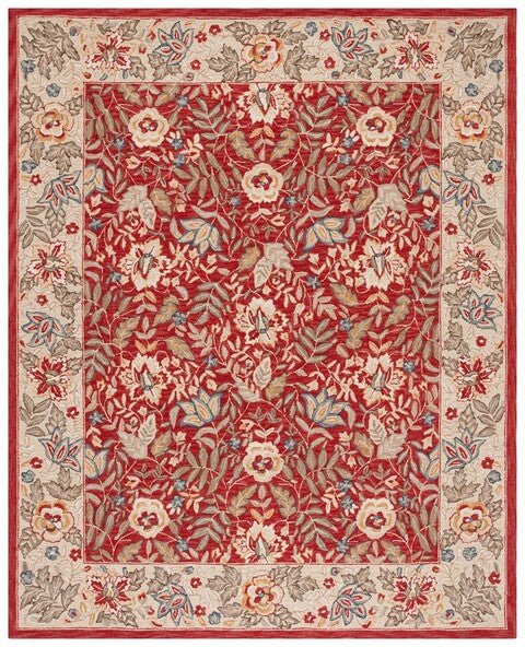 Safavieh Chelsea hk140c Red / Ivory Rugs - Safavieh - hk140c - 9