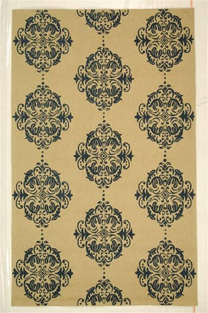 Safavieh Chelsea Hk145A Ivory / Blue Rugs - Safavieh - hk145a - 6sq