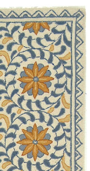 Safavieh Chelsea hk150a Ivory / Blue Rugs - Safavieh - hk150a - 0