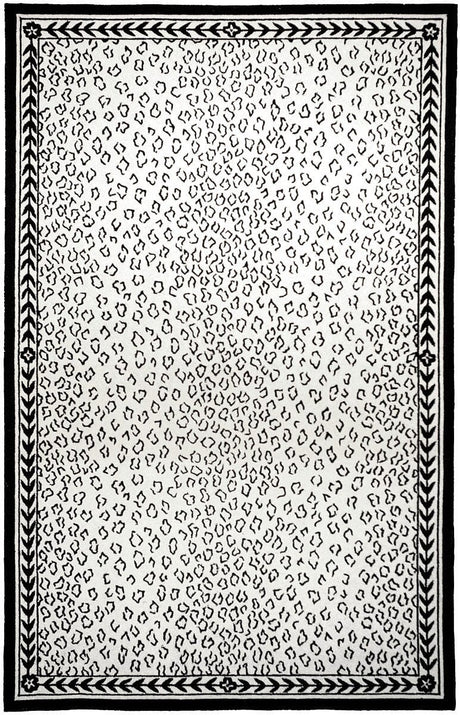 Safavieh Chelsea hk15c White / Black Rugs - Safavieh - hk15c - 0