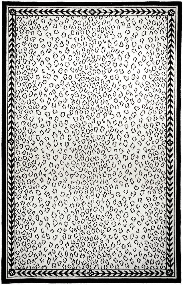 Safavieh Chelsea hk15c White / Black Rugs - Safavieh - hk15c - 0