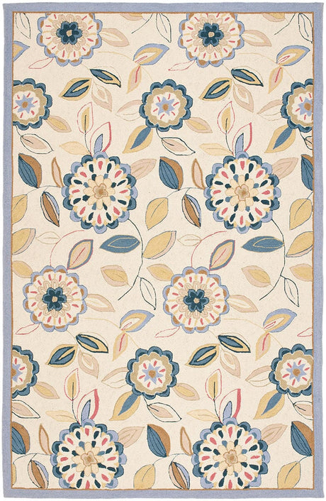 Safavieh Chelsea Hk179A Ivory / Blue Rugs - Safavieh - hk179a - 24