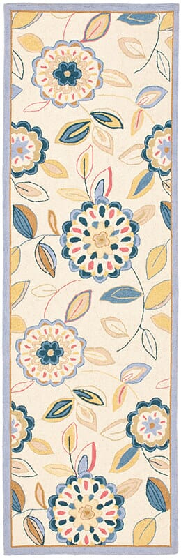 Safavieh Chelsea Hk179A Ivory / Blue Rugs - Safavieh - hk179a - 28