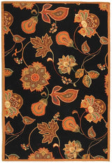 Safavieh Chelsea Hk209C Black / Orange Rugs - Safavieh - hk209c - 2
