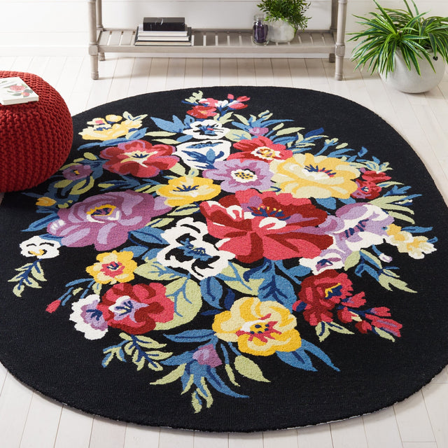 Safavieh Chelsea Hk219Z Black/Rose Rug - Safavieh - hk219z - 3