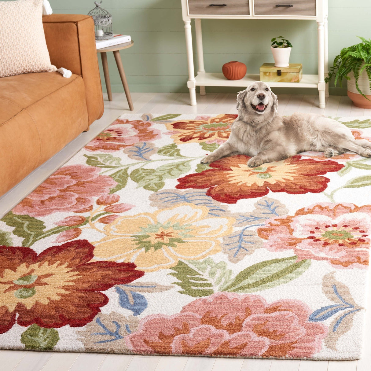 Safavieh Chelsea Hk225A Ivory/Pink Rug - Safavieh - hk225a - 28