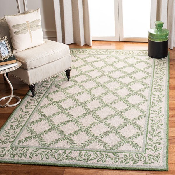 Safavieh Chelsea hk230b Ivory / Light Green Rugs - Safavieh - hk230b - 0