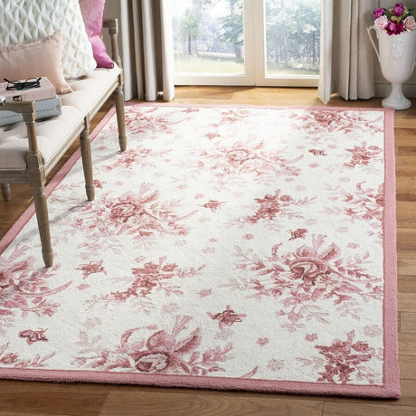 Safavieh Chelsea hk250c Ivory / Rose Rugs - Safavieh - hk250c - 2