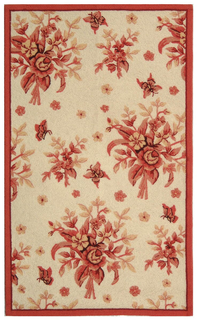 Safavieh Chelsea hk250c Ivory / Rose Rugs - Safavieh - hk250c - 3r