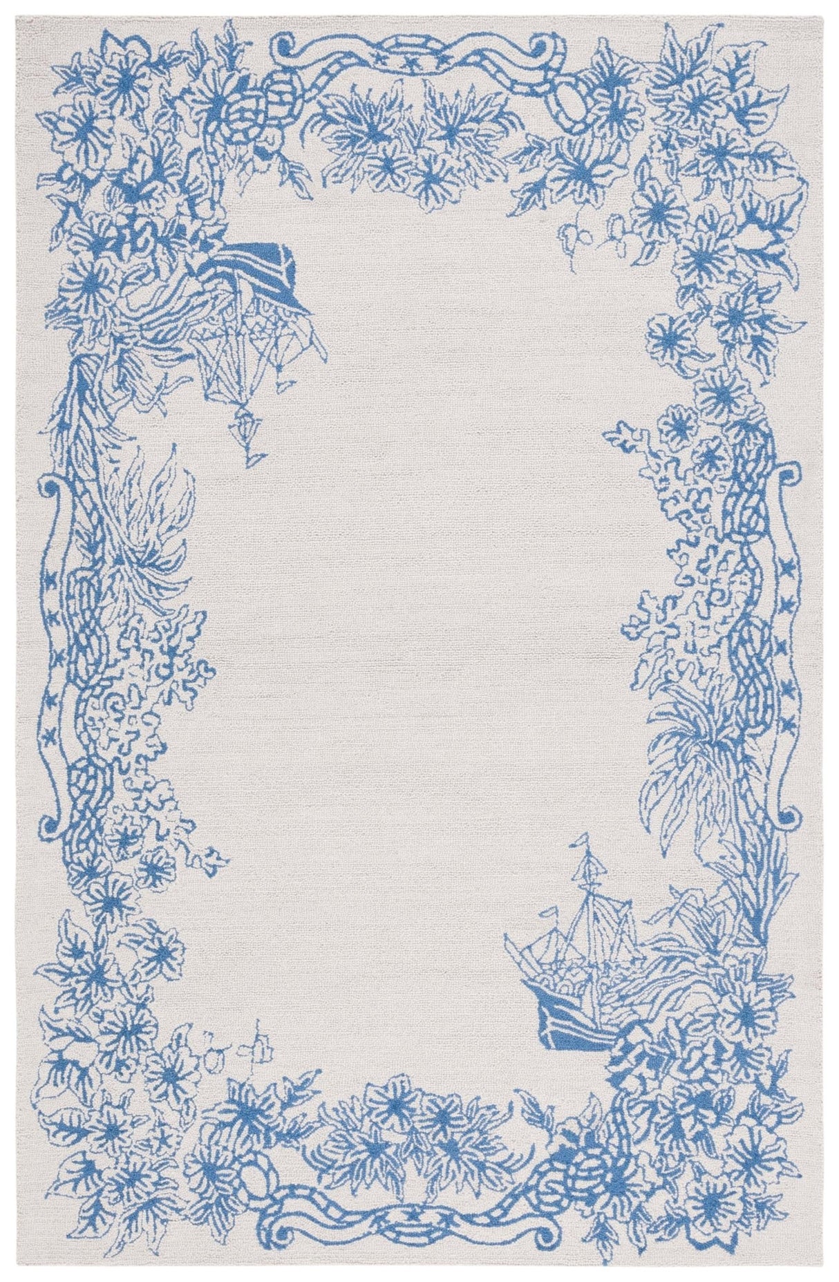 Safavieh Chelsea Hk291M Blue/Grey Rug - Safavieh - hk291m - 3