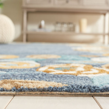 Safavieh Chelsea Hk292M Blue/Ivory Rug - Safavieh - hk292m - 3