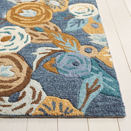 Safavieh Chelsea Hk292M Blue/Ivory Rug - Safavieh - hk292m - 3