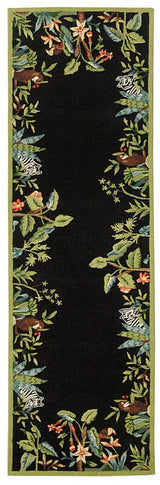 Safavieh Chelsea Hk295B Black / Green Rugs - Safavieh - hk295b - 26