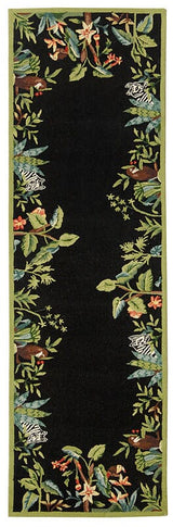 Safavieh Chelsea Hk295B Black / Green Rugs - Safavieh - hk295b - 28