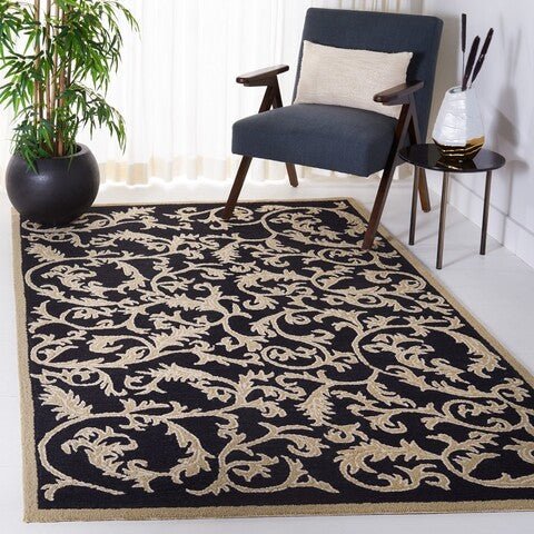 Safavieh Chelsea hk307b Black Rugs - Safavieh - hk307b - 1