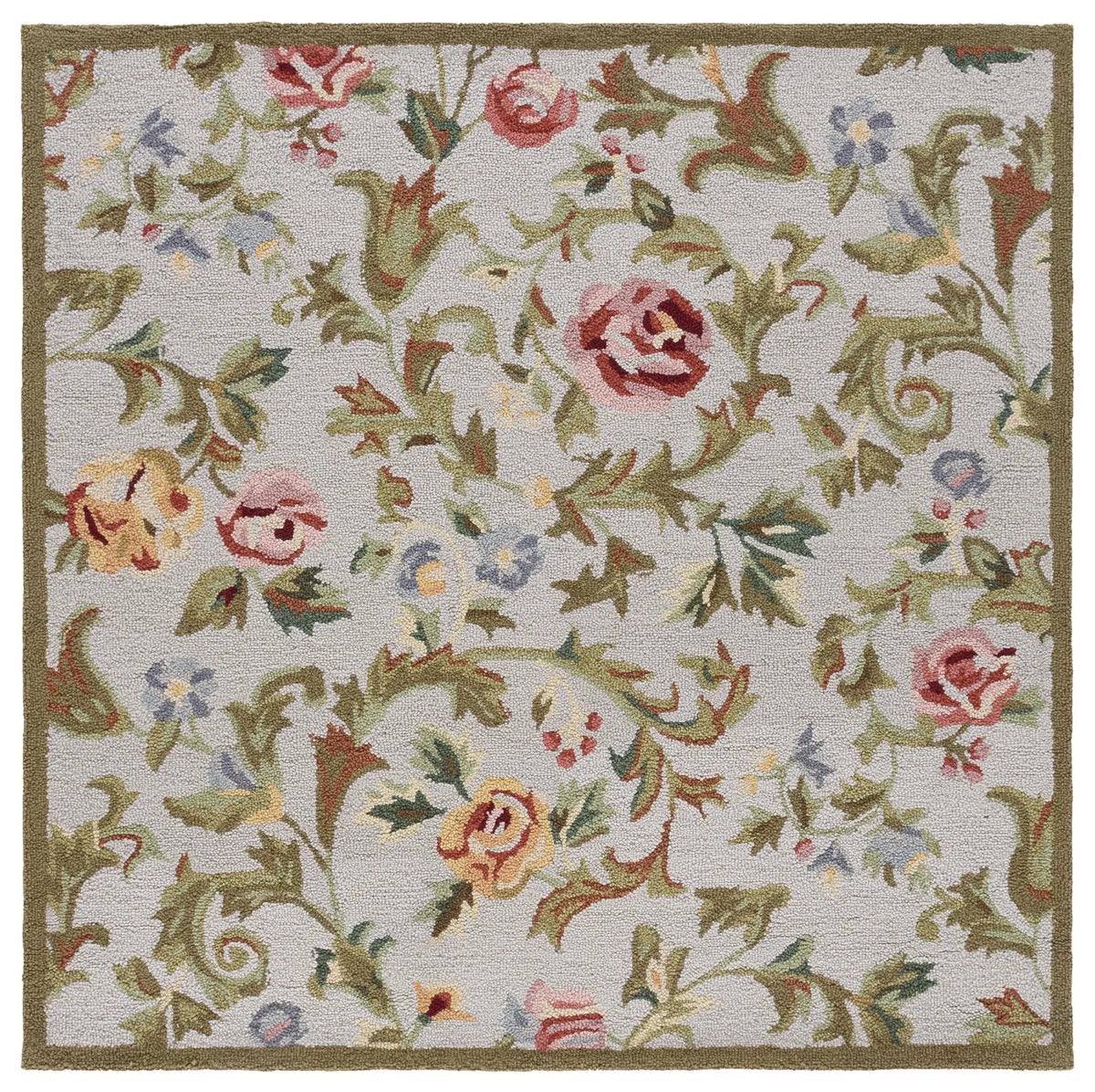 Safavieh Chelsea 5'-0" x 5'-0" Rug in Ivory / Sage