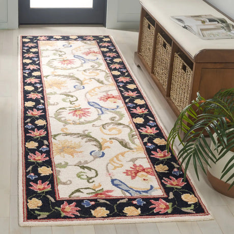 Safavieh Chelsea 2'-6" x 8'-0" Rug in Ivory / Black