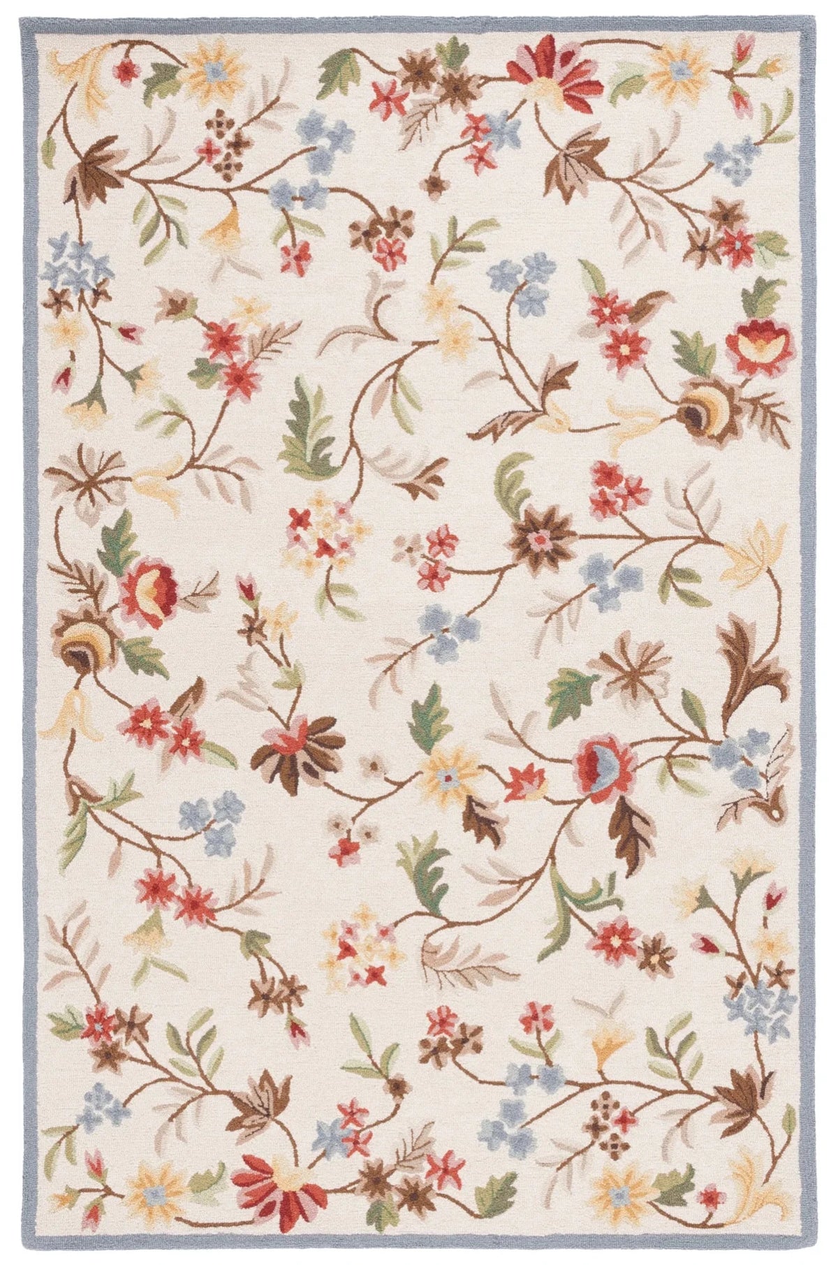 Safavieh Chelsea 3'-9" x 5'-9" Rug in Ivory / Green