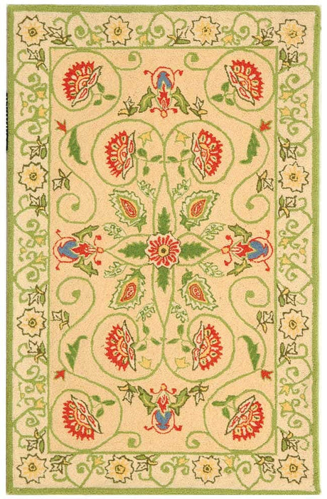 Safavieh Chelsea hk330a Beige / Green Rugs - Safavieh - hk330a - 3r